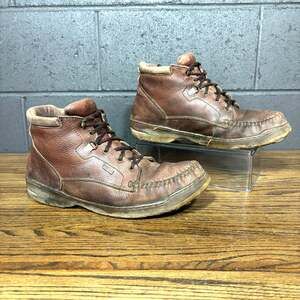 Rocky Gore-Tex Moc Toe Hiking Boots Men’s 12M Brown Leather Work Outdoor